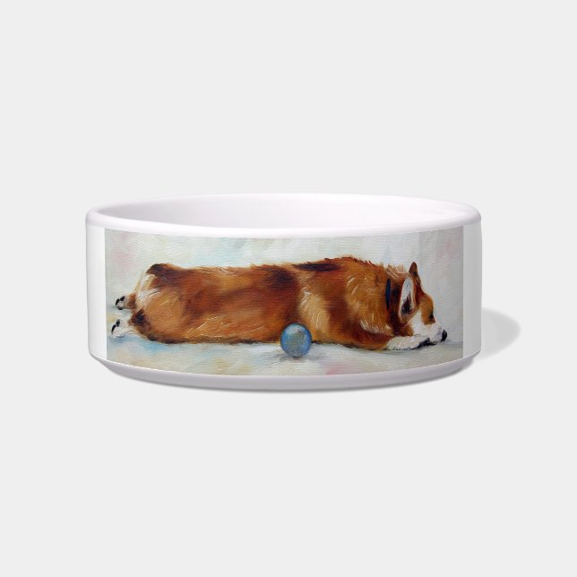 pembroke welsh corgi pet bowl (Front)