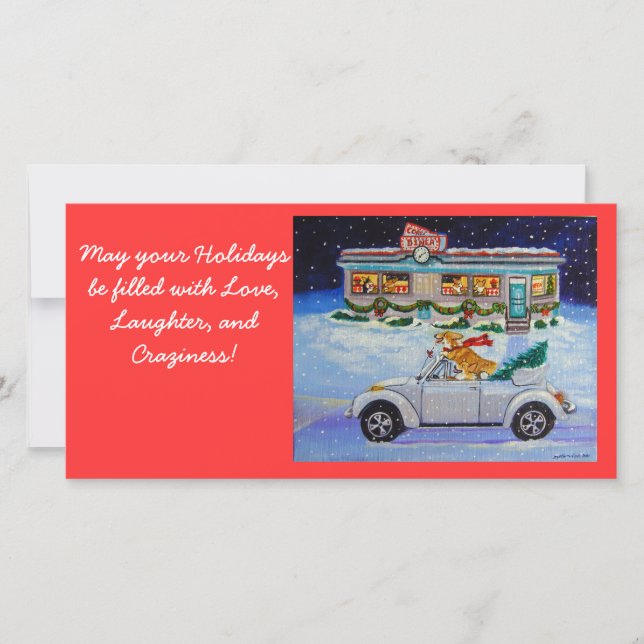 Pembroke Welsh Corgi Photo Card (Front)