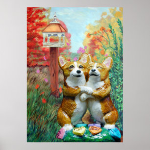 Pembroke Welsh Corgi Poster Print