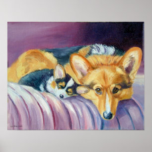 Pembroke Welsh Corgi Poster Print