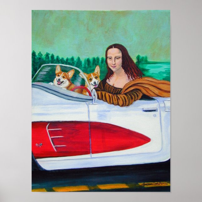 Pembroke Welsh Corgi Poster Print (Front)