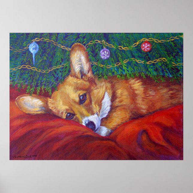 Pembroke Welsh Corgi Poster PRINT (Front)