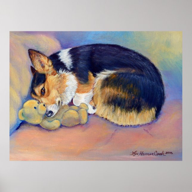 Pembroke Welsh Corgi Poster Print (Front)