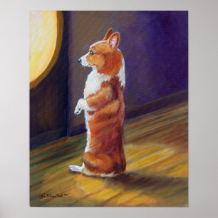 Pembroke Welsh Corgi Poster Print