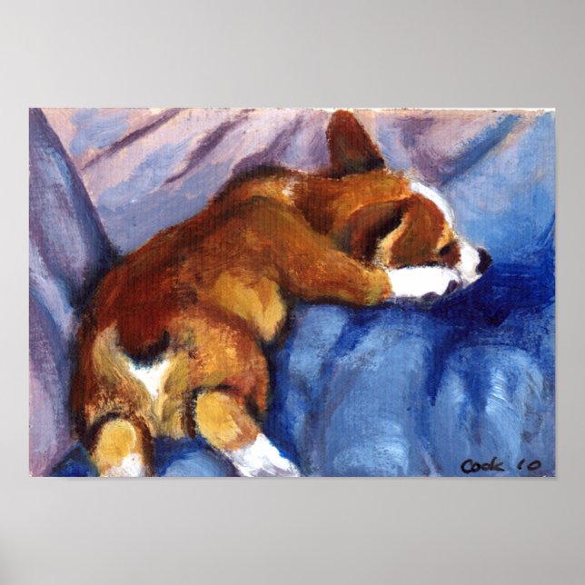 Pembroke Welsh Corgi Print (Front)