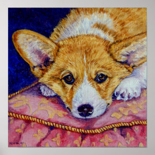 Pembroke Welsh Corgi Print Poster