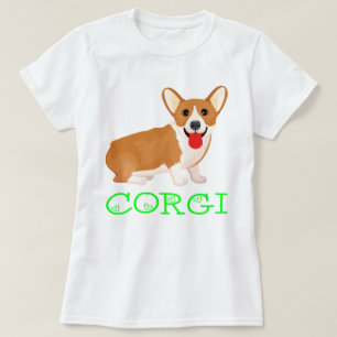 Pembroke Welsh Corgi Puppy Dog Cartoon T-Shirt