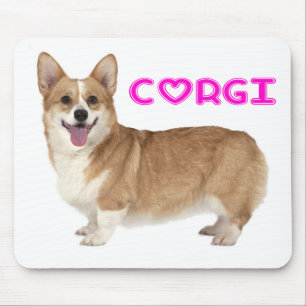 Pembroke Welsh Corgi Puppy Dog Love Mouse Mat