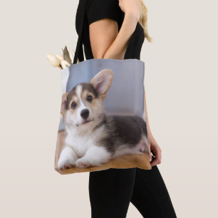 Pembroke Welsh Corgi Puppy Tote Bag