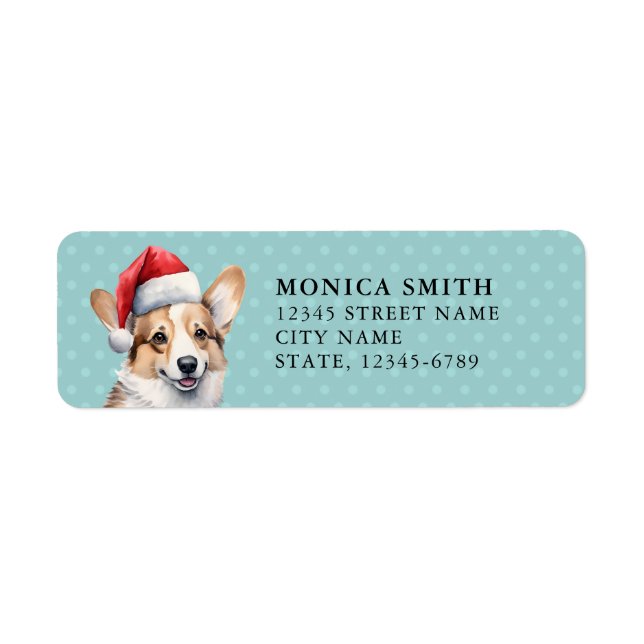Pembroke Welsh Corgi Return Address Labels (Front)