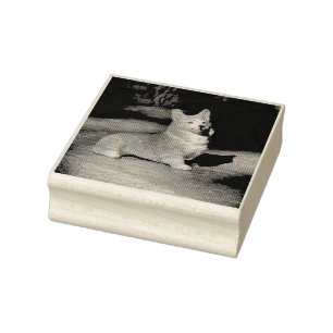 Pembroke Welsh Corgi  Rubber Stamp
