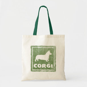 Pembroke Welsh Corgi Silhouette Tote Bag