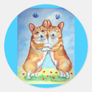 Pembroke Welsh Corgi Stickers