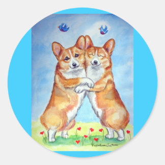 Pembroke Welsh Corgi Stickers