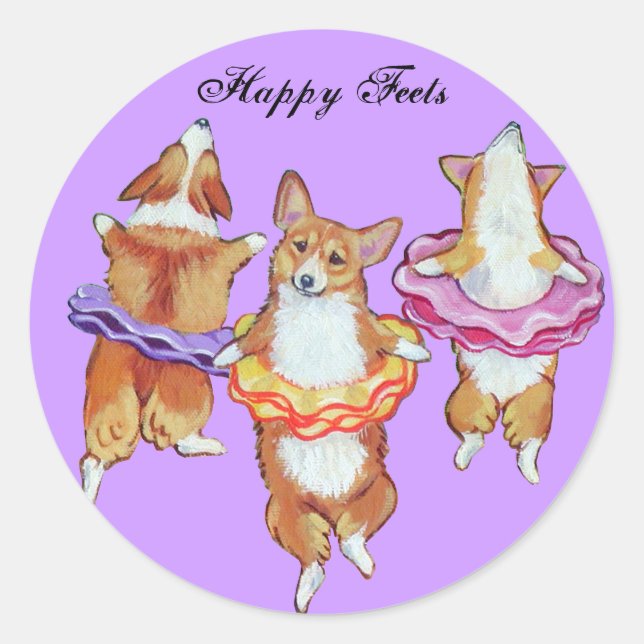 Pembroke Welsh Corgi Stickers (Front)