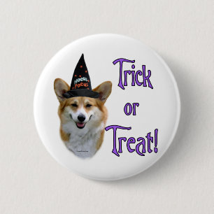 Pembroke Welsh Corgi Trick 6 Cm Round Badge