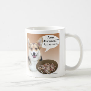 Pembroke Welsh Corgi Turkey Coffee Mug