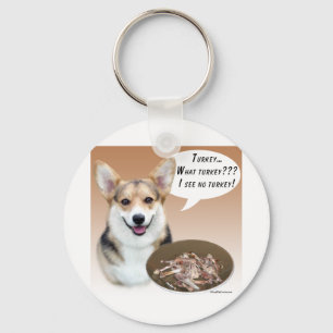 Pembroke Welsh Corgi Turkey Key Ring