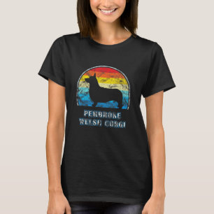 Pembroke Welsh Corgi Vintage Design Dog T-Shirt