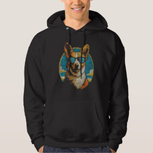 Pembroke Welsh Corgi Vintage Style Hoodie