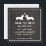 Pembroke Welsh Corgis Wedding Save the Date<br><div class="desc"></div>