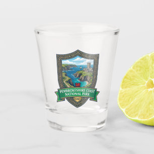 Pembrokeshire Coast National Park United Kingdom Shot Glass
