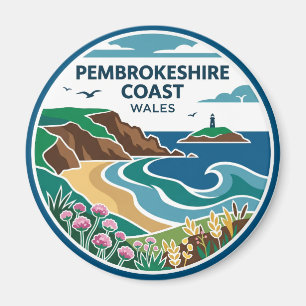 Pembrokeshire Coast National Park Wales Magnet