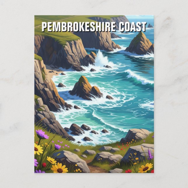 Pembrokeshire Coast National Park Wales Postcard (Front)