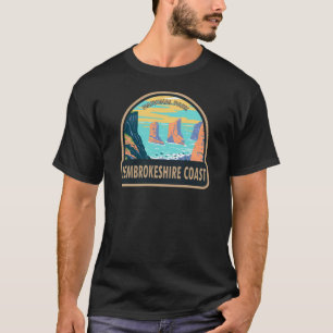 Pembrokeshire Coast National Park Wales Vintage T-Shirt