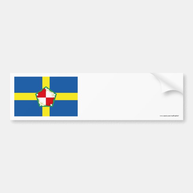 Pembrokeshire Flag Bumper Sticker (Front)