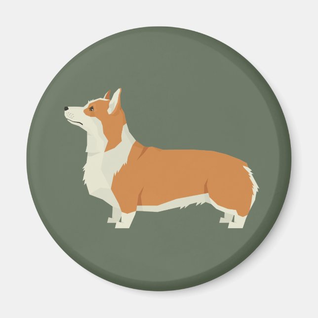 Pembrook Welsh Corgi Magnet (Front)