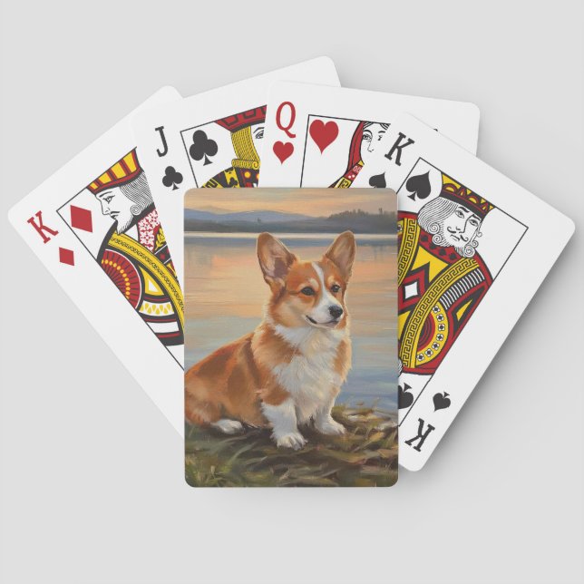 Pembrook Welsh Corgi Playing Cards (Back)