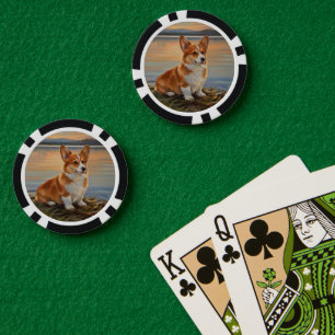 Pembrook Welsh Corgi Poker Chips