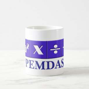 PEMDAS mathematical mug