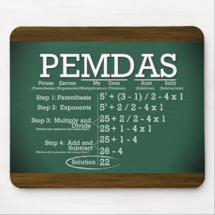 PEMDAS Mousepad
