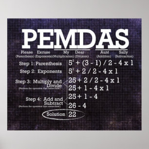 PEMDAS Poster
