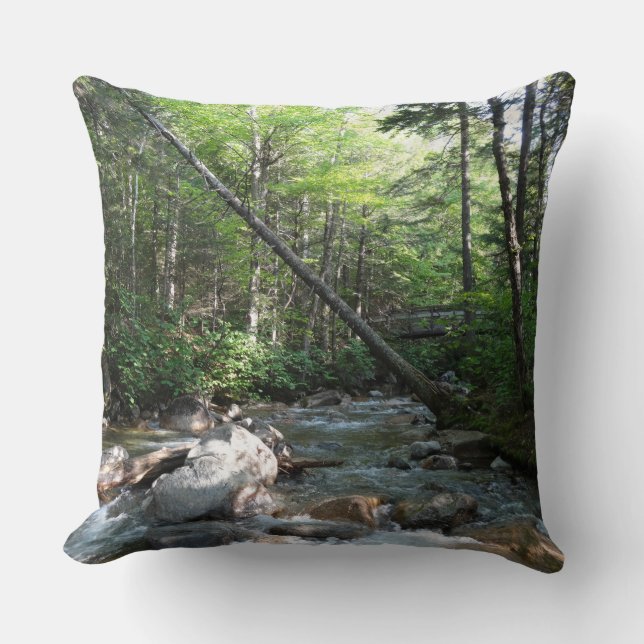 Pemigewasset River Bridge in New Hampshire Cushion (Front)