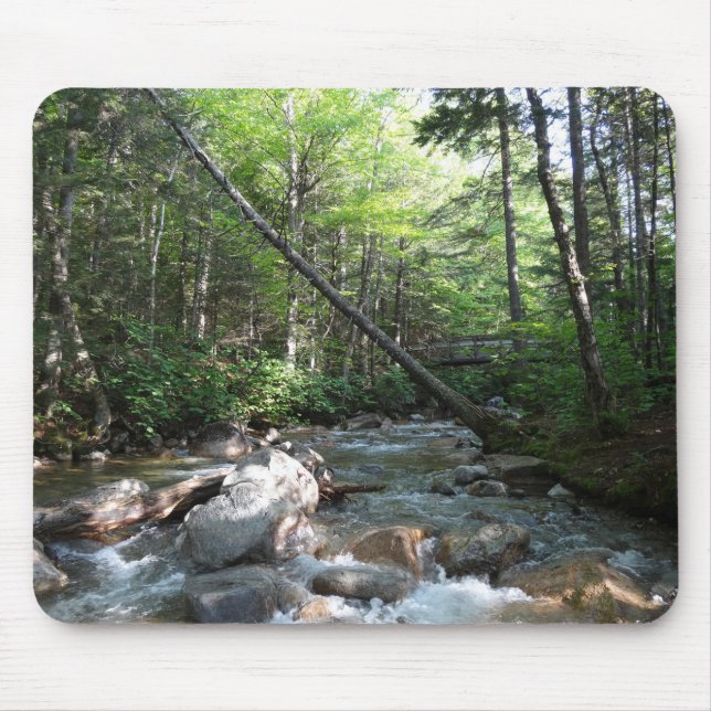 Pemigewasset River Bridge in New Hampshire Mouse Mat (Front)