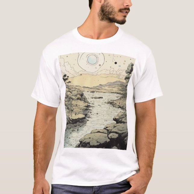 Pen and ink art T-Shirt (Front)