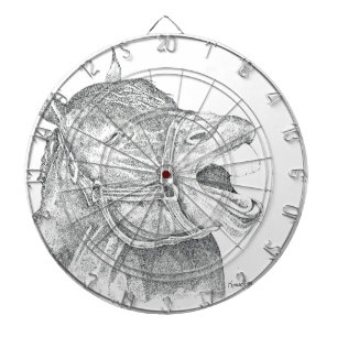 Pen and Ink Horse.png Dartboard