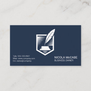 Pen and Ink   Signature   Contract Business Card