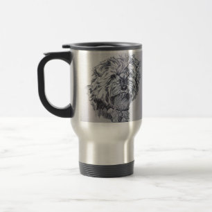 Pen and Ink Yorkshire Terrier Travel Mug