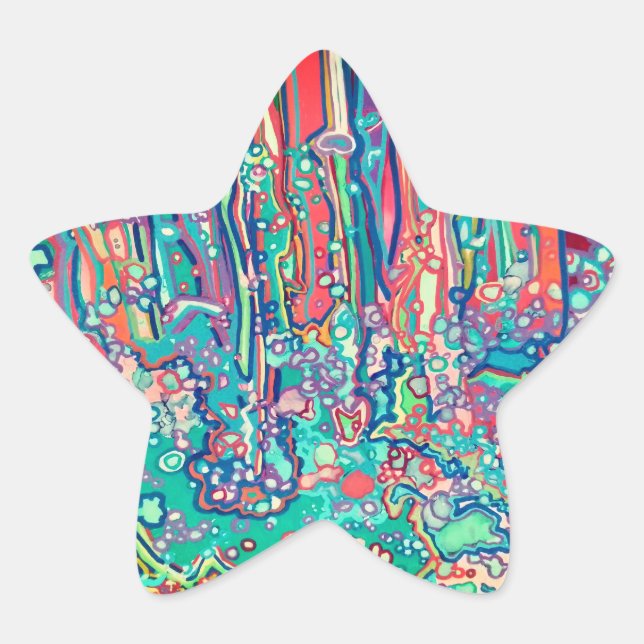 Pen doodle  star sticker (Front)