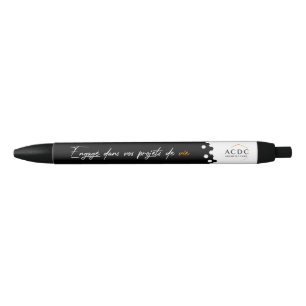Pen Engaged in your life projects