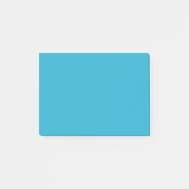 Pen Ink Blue Bold Coloured Post-it Notes (Front)