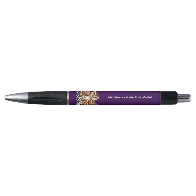 Pen : My Dad My Old Me (purple) (Front)