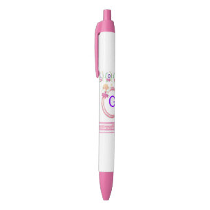 Pen Office and School Pen Fairy Floral Love Hearts