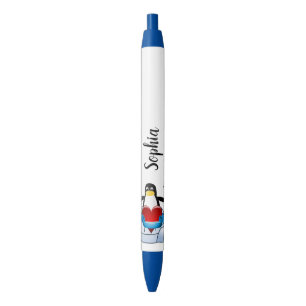 Pen Office and School Pen Penguin Valentine's Day
