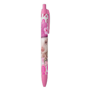Pen Office and School Pen Pink Pig Hearts