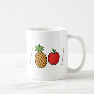 pen pineapple apple pen coffee mug